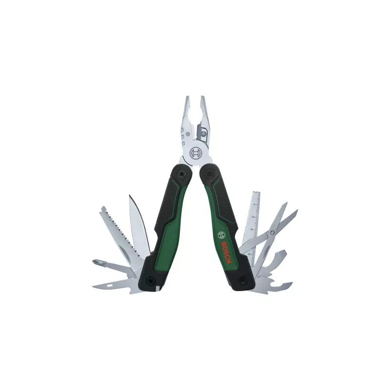 Bosch 1 600 A02 Z98 wielofunkcyjne szczypce narzędziowe Kieszonkowy 16 narzędzi Czarny, Zielony