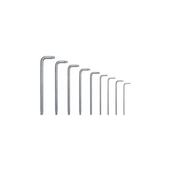 Bosch 1 600 A02 Z9C, zestaw kluczy L-torx, TX10, TX15, TX20, TX25, TX27, TX30, TX40, TX8, TX9, zielony, srebrny, stal, tworzywo sztuczne, 69 mm