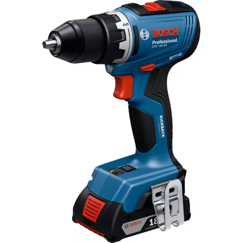 Bosch GSR 18V-65 Professional 2100 obr./min, klucz, 1,06 kg, czarny, niebieski