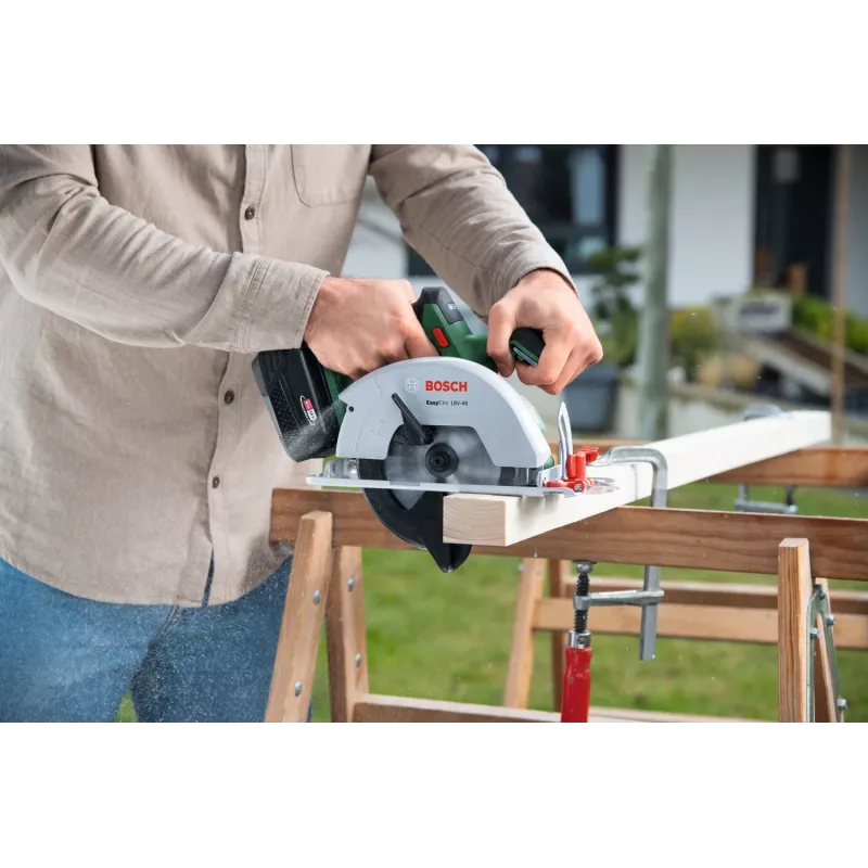 Bosch EasyCirc 18V-48 (gołe narzędzie, karton), Drewno, Zielony, 25 cm, 4200 obr./min, 9 cm, 2 cm
