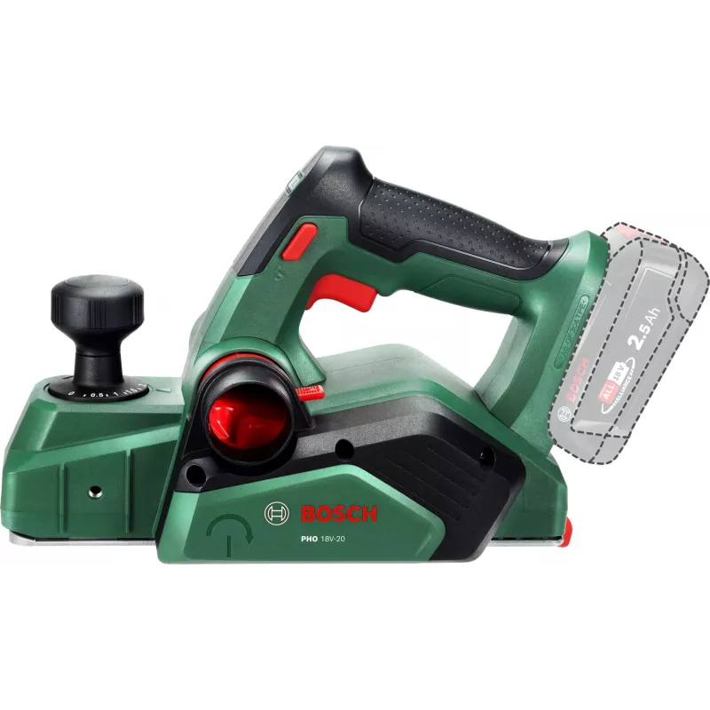 Bosch PHO 18V-20 (samo narzędzie, karton), zielony, 2 mm, bateria, 18 V, 171 mm, 291 mm