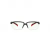 3M S2001SGAF-RED okulary ochronne Okulary ochronne z tworzywa sztucznego Szary, Czerwony