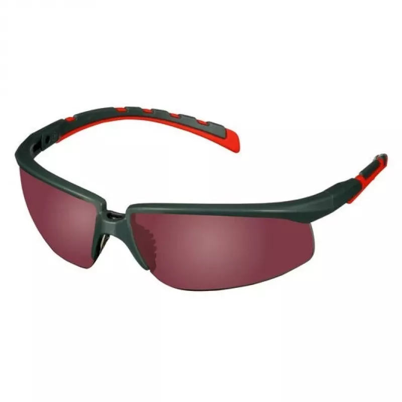 3M S2024AS-RED okulary ochronne Okulary ochronne Plastik Szary, Czerwony