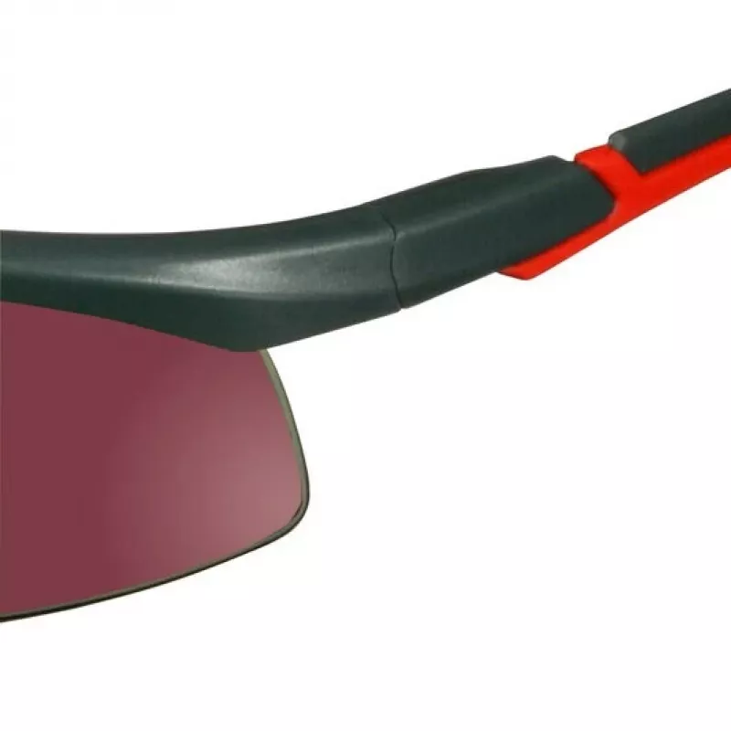 3M S2024AS-RED okulary ochronne Okulary ochronne Plastik Szary, Czerwony