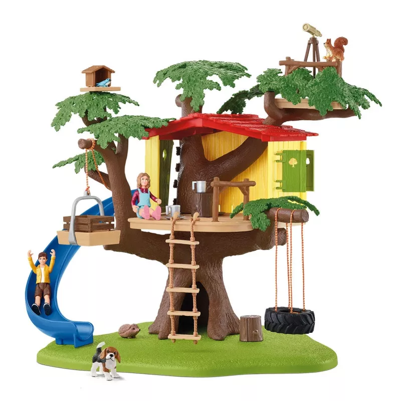 schleich FARM WORLD Domek na drzewie przygód, Farma, Zwierzęta gospodarskie / zabawki rolnicze, 3 lat(a), Wielokolorowy, Plastik