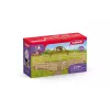 schleich HORSE CLUB Padok z bramą wjazdową, Ogrodzenie z figurkami, 5 lat, Stajnia dla koni, Konie, Beżowy, Brązowy