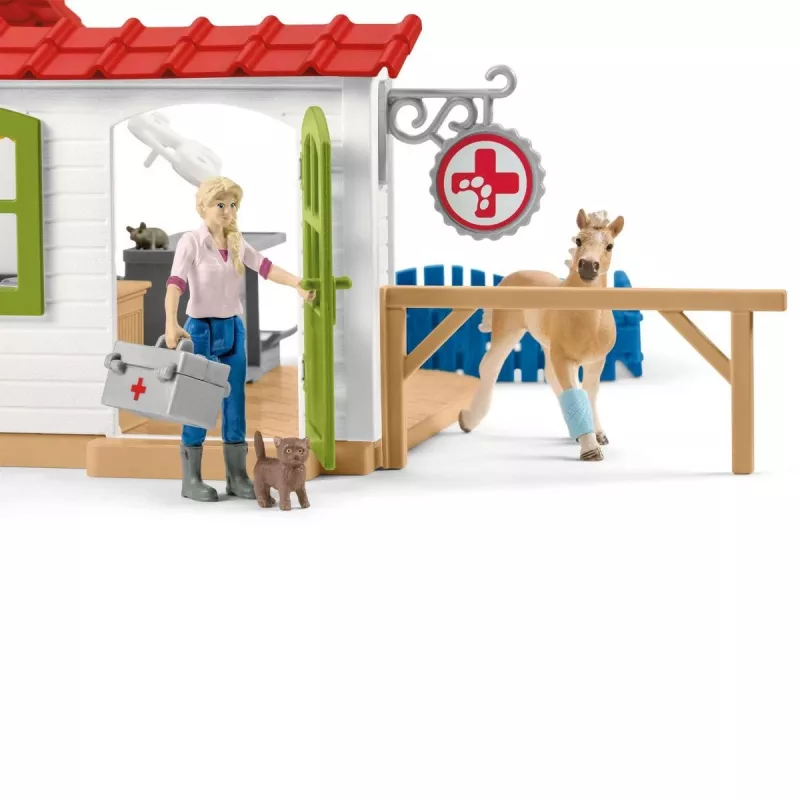 Schleich Praktyka weterynaryjna ze zwierzętami, Farma, Zwierzęta gospodarskie / zabawki rolnicze, 3 lat(a), Wielokolorowy