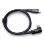 Ochno 70 cm czarny kabel USB-C, kątowy, 0,7 m, USB C, USB C, USB 3.2 Gen 2 (3.1 Gen 2), 10 Gbit/s, biały