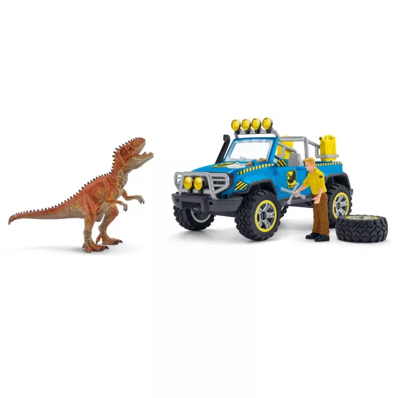 schleich Dinozaury Pojazd terenowy z posterunkiem dinozaurów