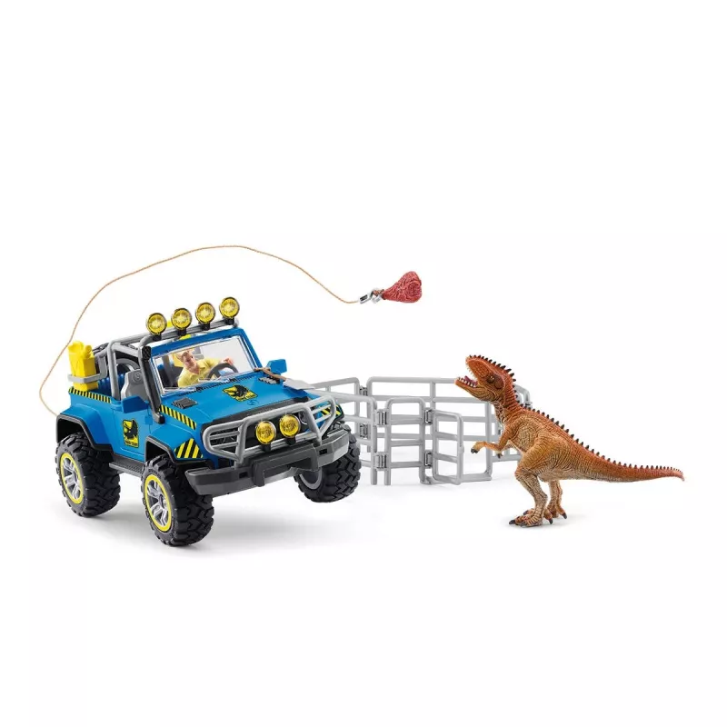 schleich Dinozaury Pojazd terenowy z posterunkiem dinozaurów
