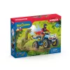 Zestaw zabawek Schleich Dinozaury Ucieczka przed Welociraptorem quadem