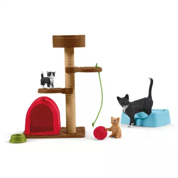 Playset Schleich FARM WORLD Playtime for cute cats