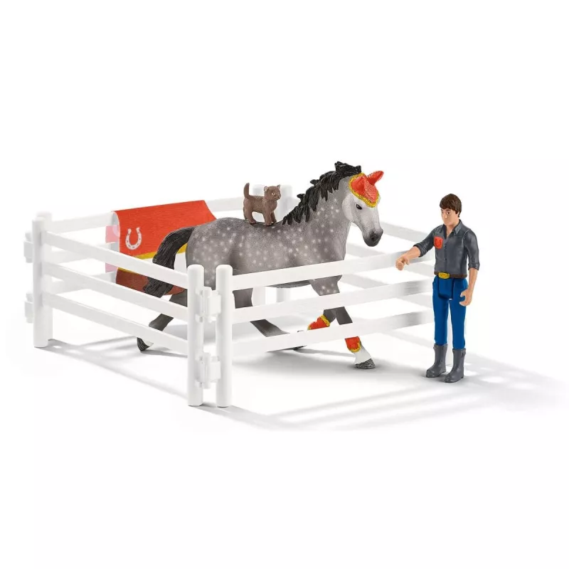 Zestaw zabawek Schleich HORSE CLUB Zestaw do woltyżerki Mii