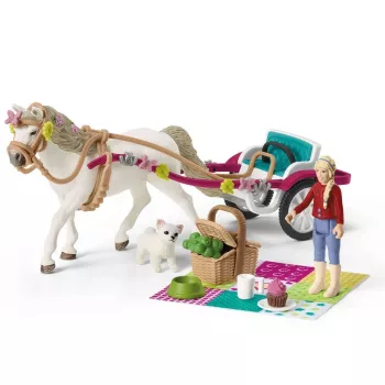 Farm Schleich HORSE CLUB Mały powóz na wielki pokaz koni