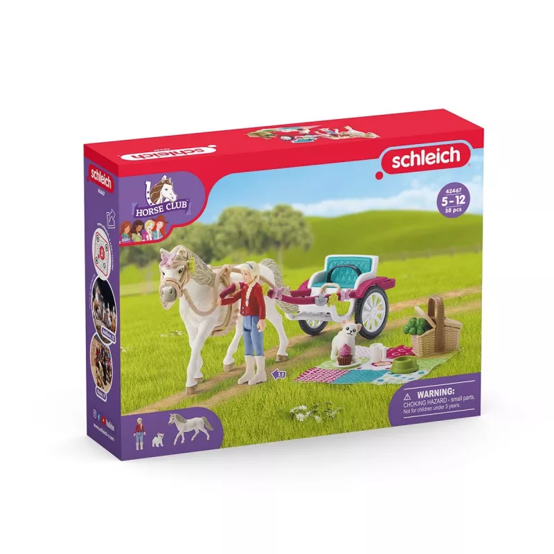 Farm Schleich HORSE CLUB Mały powóz na wielki pokaz koni