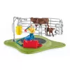 Farm Schleich FARM WORLD Wesoła myjnia dla krów