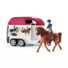 Action/Adventure Schleich HORSE CLUB Końskie Przygody z Samochodem i Przyczepą