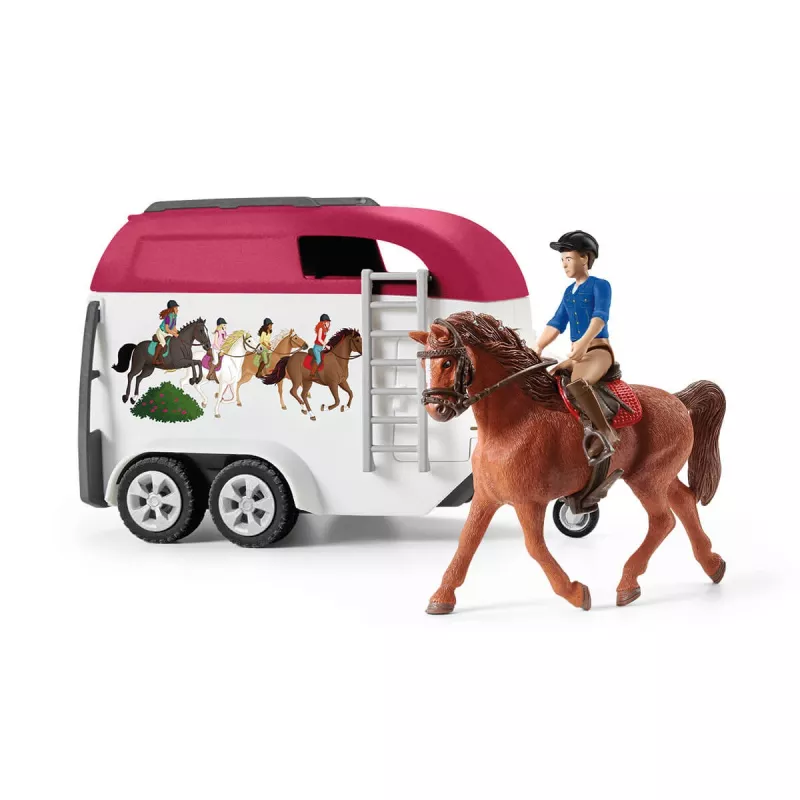 Action/Adventure Schleich HORSE CLUB Końskie Przygody z Samochodem i Przyczepą