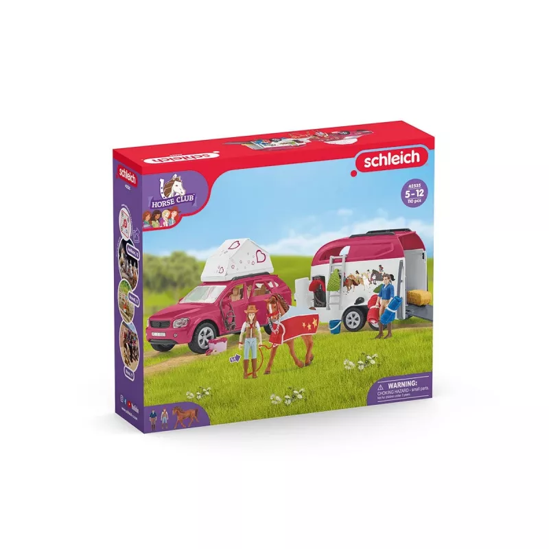 Action/Adventure Schleich HORSE CLUB Końskie Przygody z Samochodem i Przyczepą