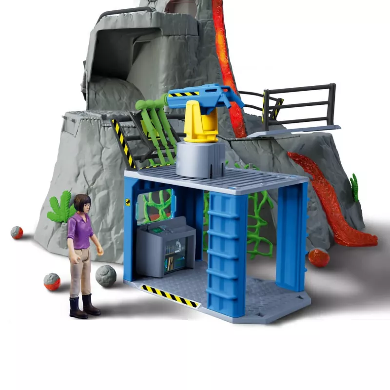 Animal Schleich Dinosaurs Volcano Expedition Base Camp Wielokolorowy 42564