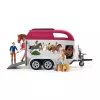 schleich HORSE CLUB Horse Adventures z samochodem i przyczepą, Akcja/Przygoda, Biwakowanie, Konie, 5 lat, Wielokolorowy, Plastik