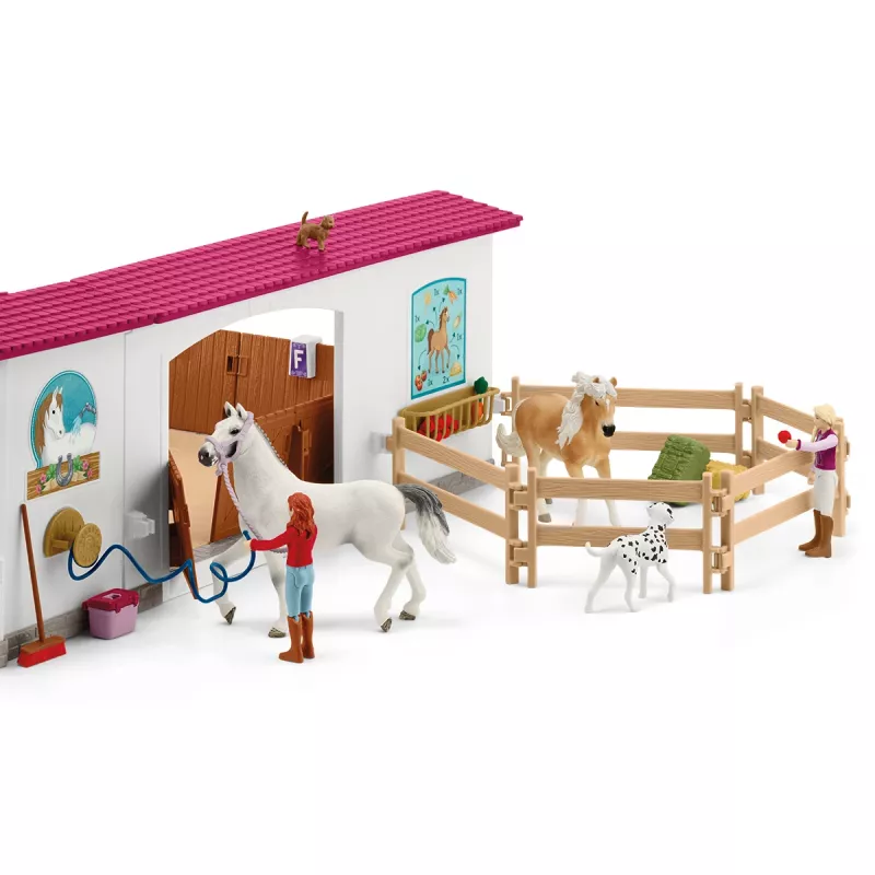 schleich Arena jeździecka Peppertree, Akcja/Przygoda, Turniej jeździecki, Konie, 5 lat(a), Wielokolorowy, Plastik