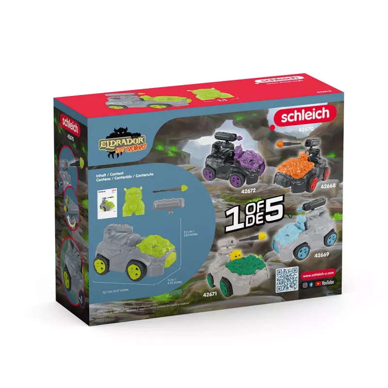 Vehicle Schleich ELDRADOR CREATURES Stone CrashMobile Mini Creature 7-12 lat