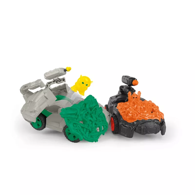 Jungle CrashMobile z Mini Creaturą Schleich 42671 Wielokolorowy