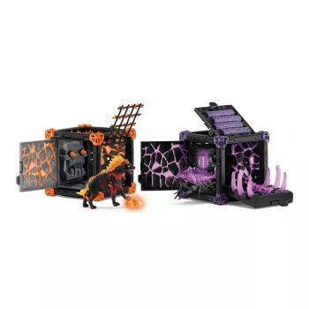 Arena BattleCave Lava kontra Cień Schleich Wielokolorowa Akcja/Przygoda