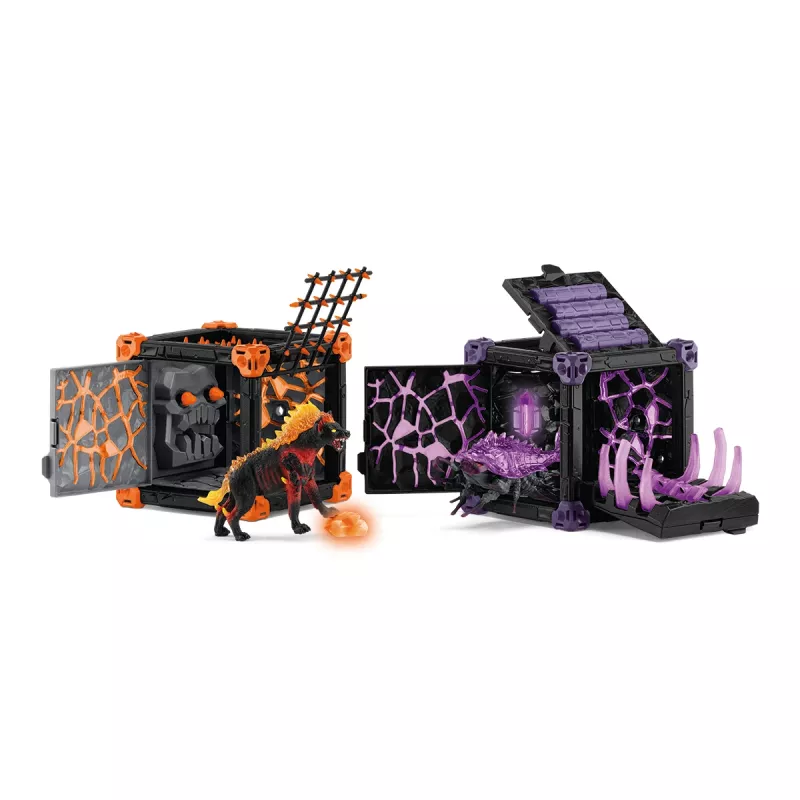 Arena BattleCave Lava kontra Cień Schleich Wielokolorowa Akcja/Przygoda