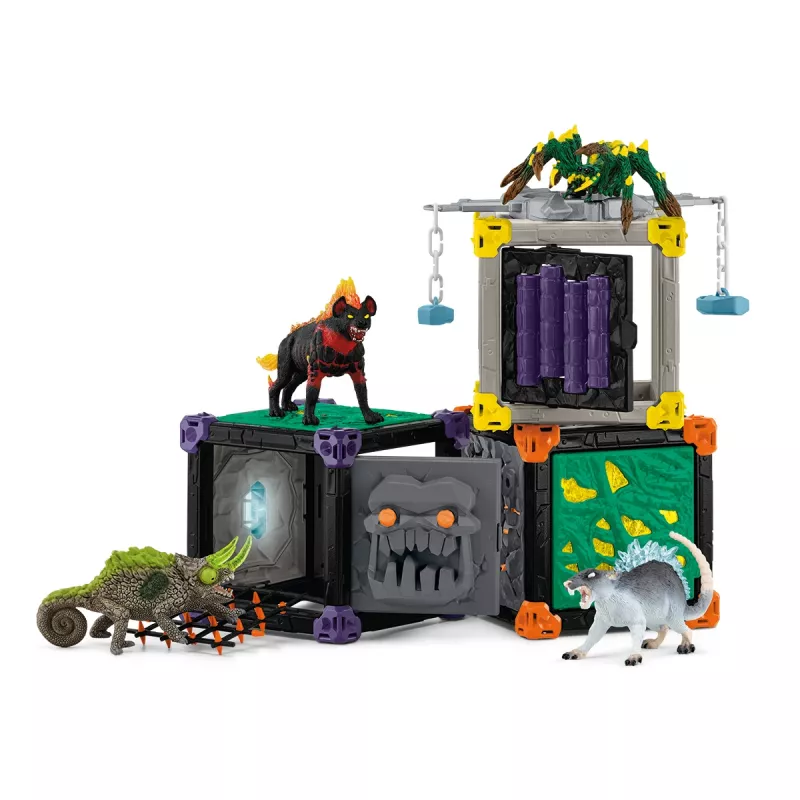 Arena BattleCave Lava kontra Cień Schleich Wielokolorowa Akcja/Przygoda