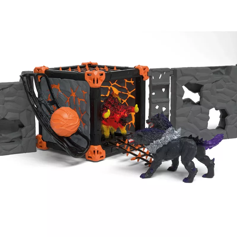 Arena BattleCave Lava kontra Cień Schleich Wielokolorowa Akcja/Przygoda