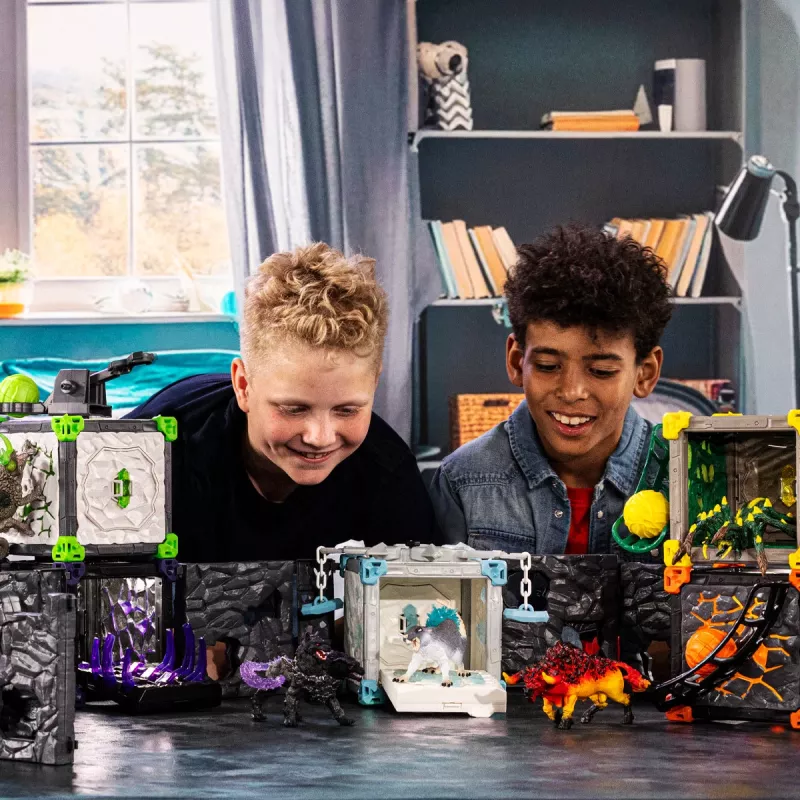 Arena BattleCave Lava kontra Cień Schleich Wielokolorowa Akcja/Przygoda