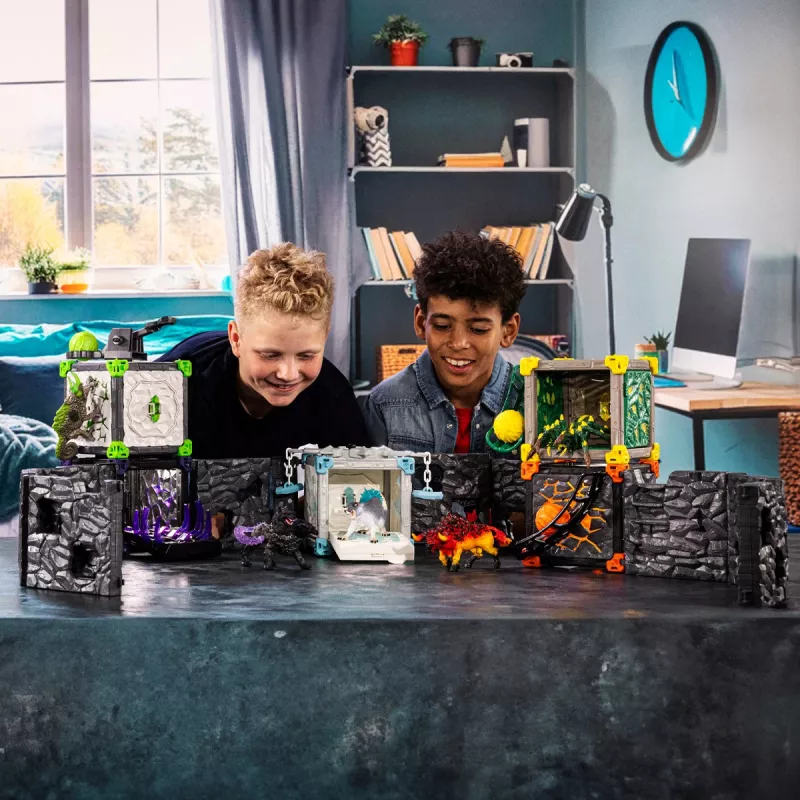 Arena BattleCave Lava kontra Cień Schleich Wielokolorowa Akcja/Przygoda