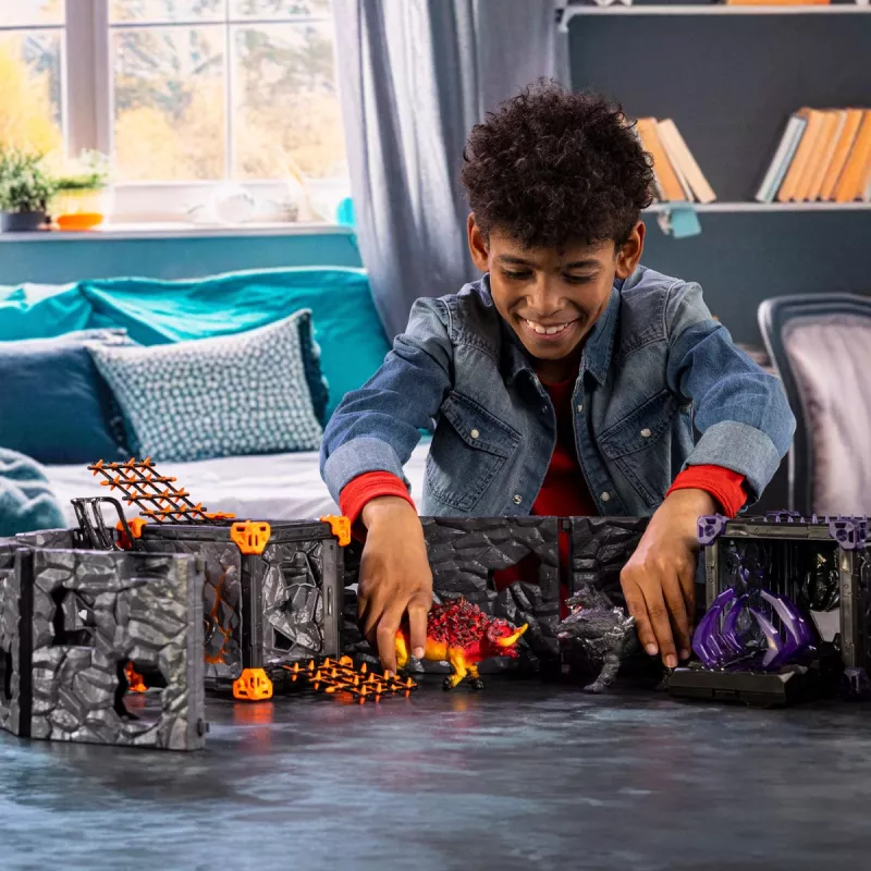 Arena BattleCave Lava kontra Cień Schleich Wielokolorowa Akcja/Przygoda