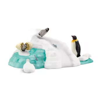 Figurka Zabawkowa Schleich Penguin Family Fun Wielokolorowa 42661