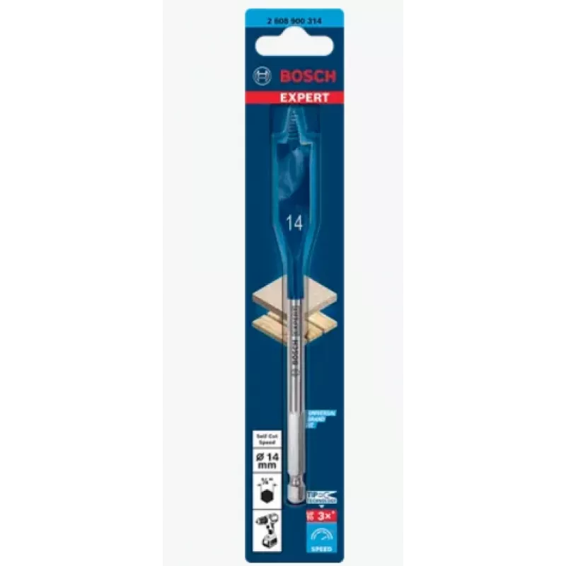 Płaskie wiertło Bosch SELFCUT 17 x 152 mm (2608900316) do wiercenia w drewnie