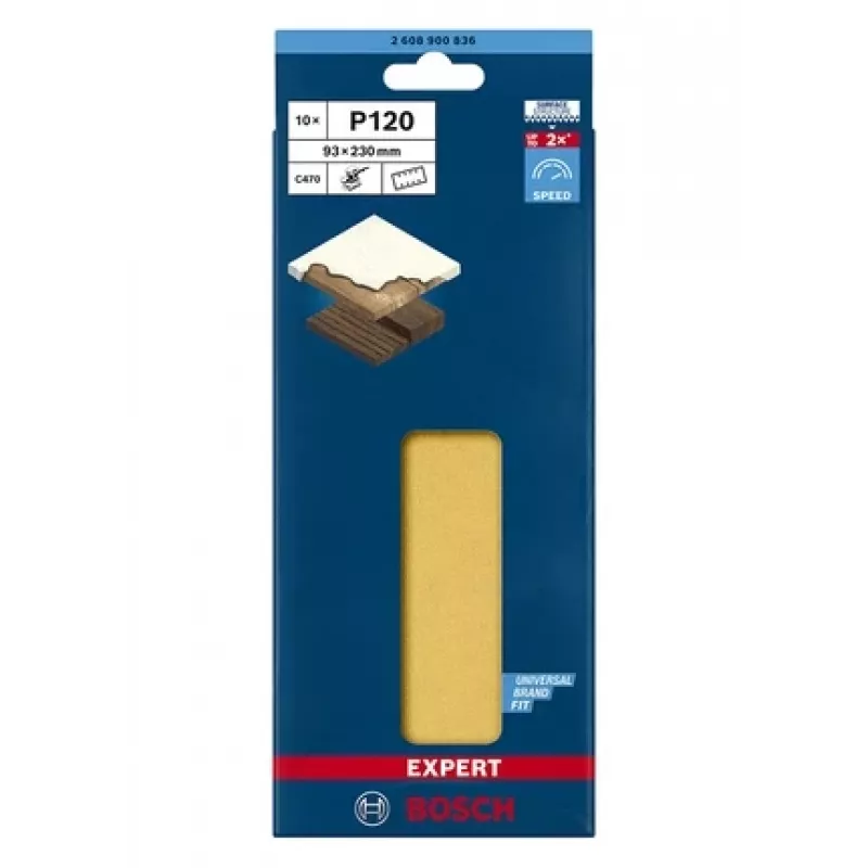 Bosch 2 608 900 836 materiał do szlifowania/szlifowania do narzędzia obrotowego Drewno Arkusz ścierny