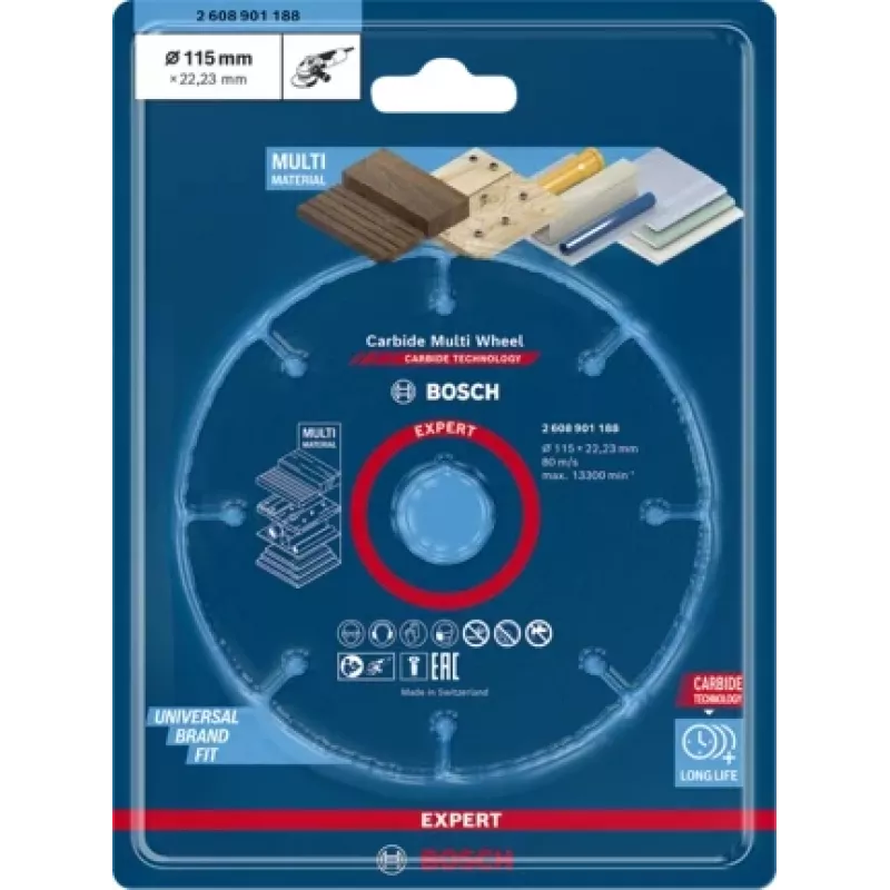 Bosch 2 608 901 188 narzędzie obrotowe do szlifowania/szlifowania Tworzywo sztuczne, Drewno Tarcza do cięcia
