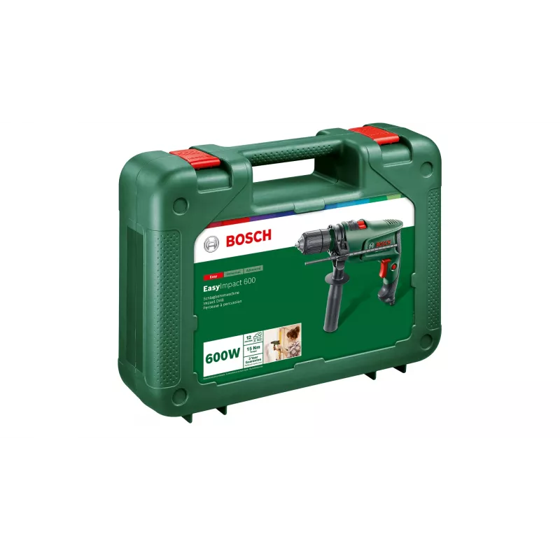 Bosch EasyImpact 600 3000 RPM 1,7 kg Czarny, Zielony