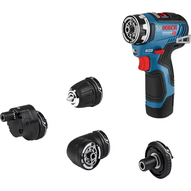 Bosch GSR 12V-35 FC PROFESSIONAL 1750 RPM 590 g Czarny, Niebieski, Czerwony