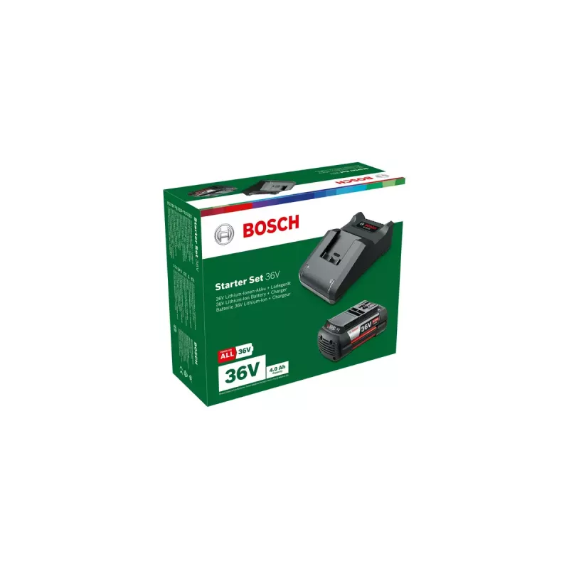 Zestaw akumulatora i ładowarki Bosch GBA 36V 4.0Ah + AL 36V-20, Li‑Ion, 36 V 4,0 Ah