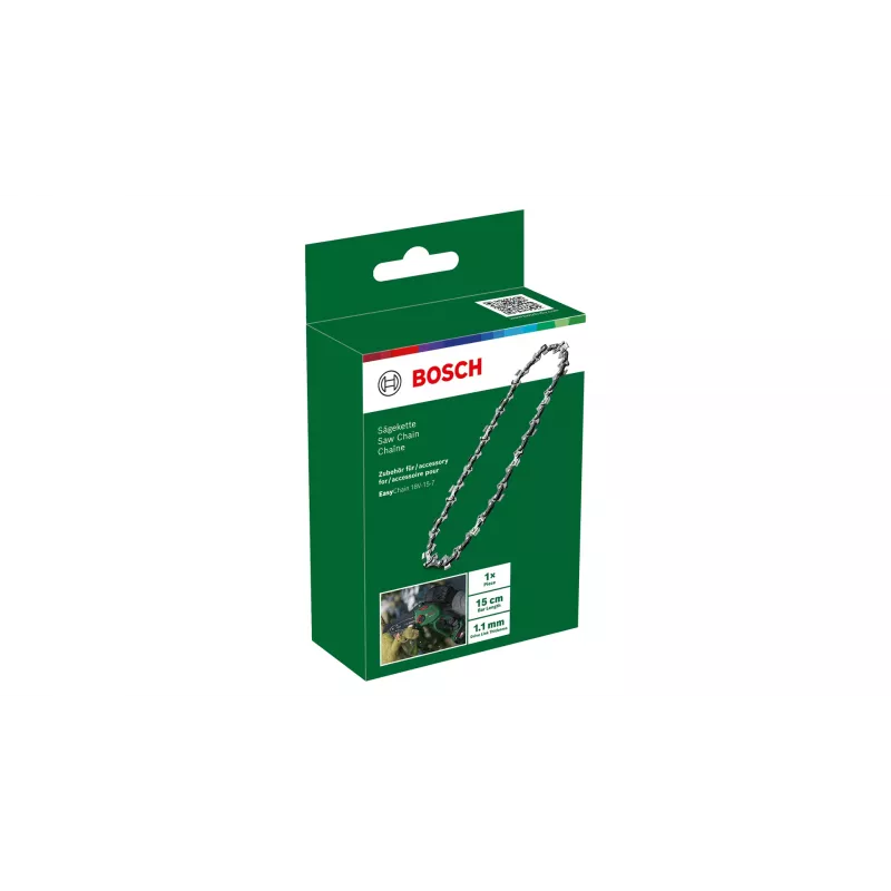Łańcuch do pilarki Bosch F016800624 — długość cięcia 15 cm, grubość ogniwa 1,1 mm