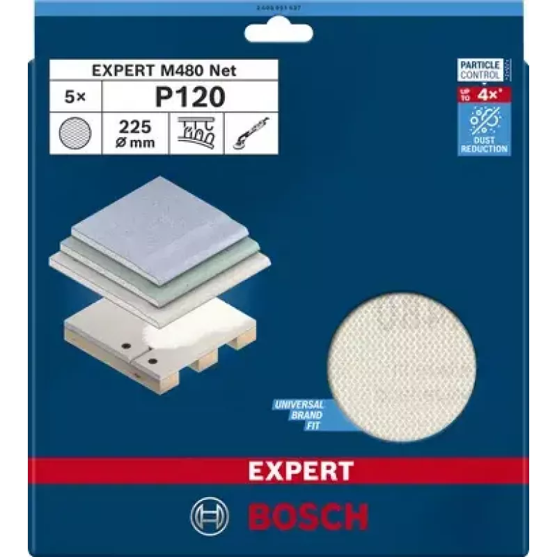 Siatka ścierna Bosch Expert M480 5 szt. 2608901637