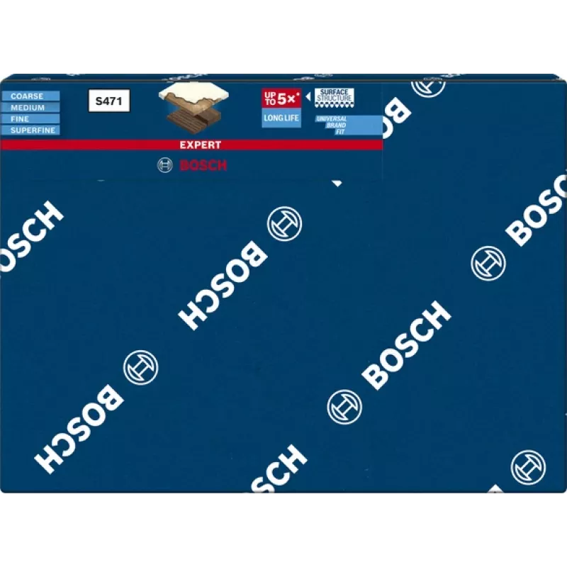 Gąbka ścierna Bosch 2608901678 Combi Block do ręcznego szlifowania drewna i lakieru, zaokrąglona krawędź i ostry bok, struktura powierzchni Bosch