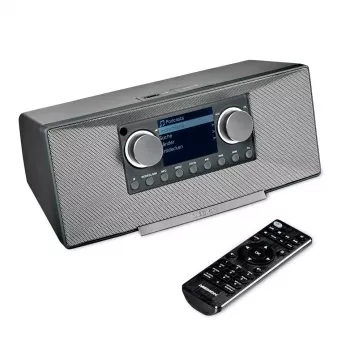 Radio internetowe MEDION LIFE P85333 — DAB+ / FM, 12 W RMS, wyświetlacz 2,8 cala TFT, Wi‑Fi 802.11a/b/g, gniazdo 3,5 mm, szary