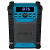 Przenośne radio cyfrowe MEDION LIFE E65895 (MD 43895) — tuner PLL, 10 W RMS, LCD, Bluetooth 10 m, IP54, antena zewnętrzna, czarny/niebieski