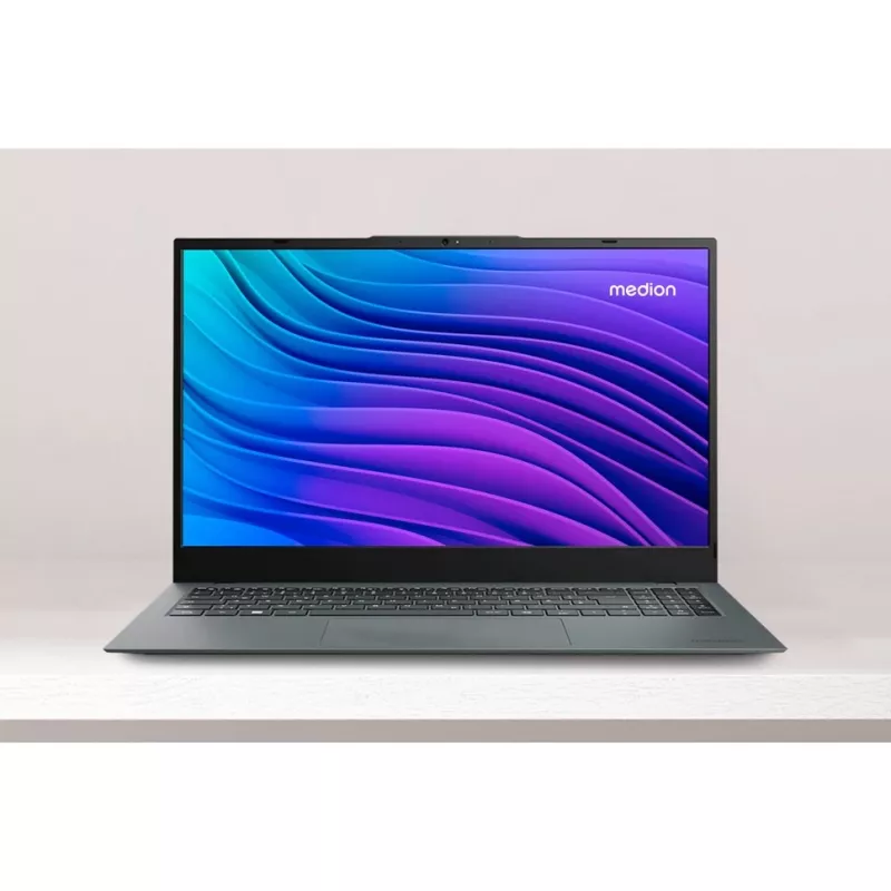 MEDION E15443 Intel Core Ultra 5 125H Laptop 39,6 cm (15,6 cala) Full HD 16 GB DDR5-SDRAM 512 GB SSD Windows 11 Home Szary