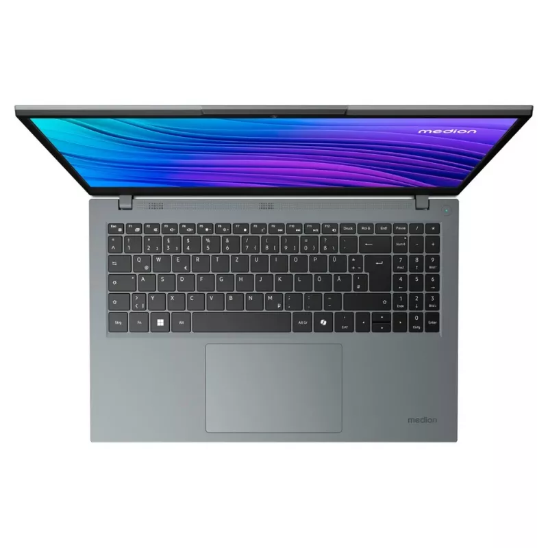 MEDION E15443 Intel Core Ultra 5 125H Laptop 39,6 cm (15,6 cala) Full HD 16 GB DDR5-SDRAM 512 GB SSD Windows 11 Home Szary