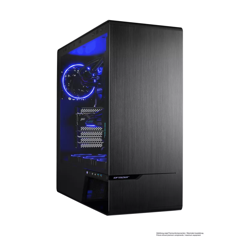 ERAZER Enforcer X10 Intel® Core™ i7 i7-14700KF 32 GB DDR5-SDRAM 1 TB SSD NVIDIA GeForce RTX 4070 Ti Super Windows 11 Home Komputer stacjonarny Czarny
